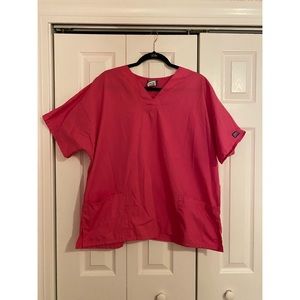 Pink Cherokee Scrub Top - Size: XL